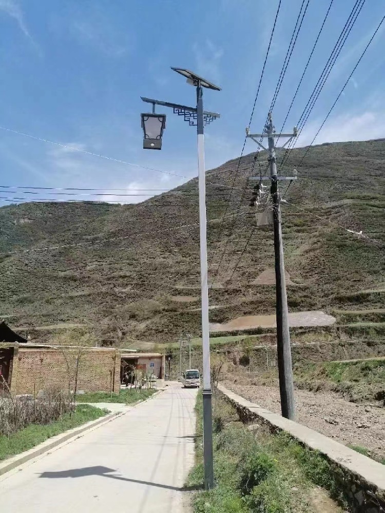 甘肅蘭州某地區仿古太陽能路燈